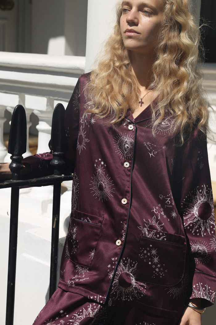PHOEBE VOYAGE SILK PJ SET