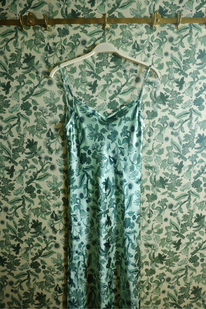 MAYA BASKET OF HOPE SILK SLIP DRESS