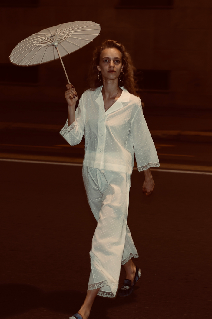 ISABELLA COTTON PLUMETIL PYJAMA SET