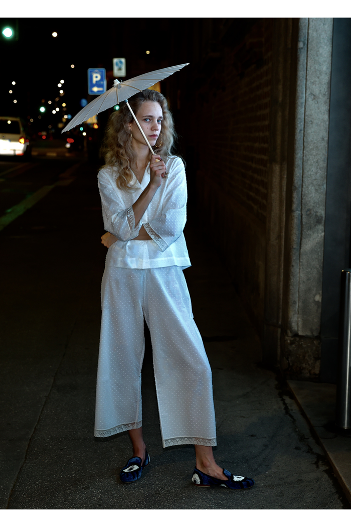 ISABELLA COTTON PLUMETIL PYJAMA SET