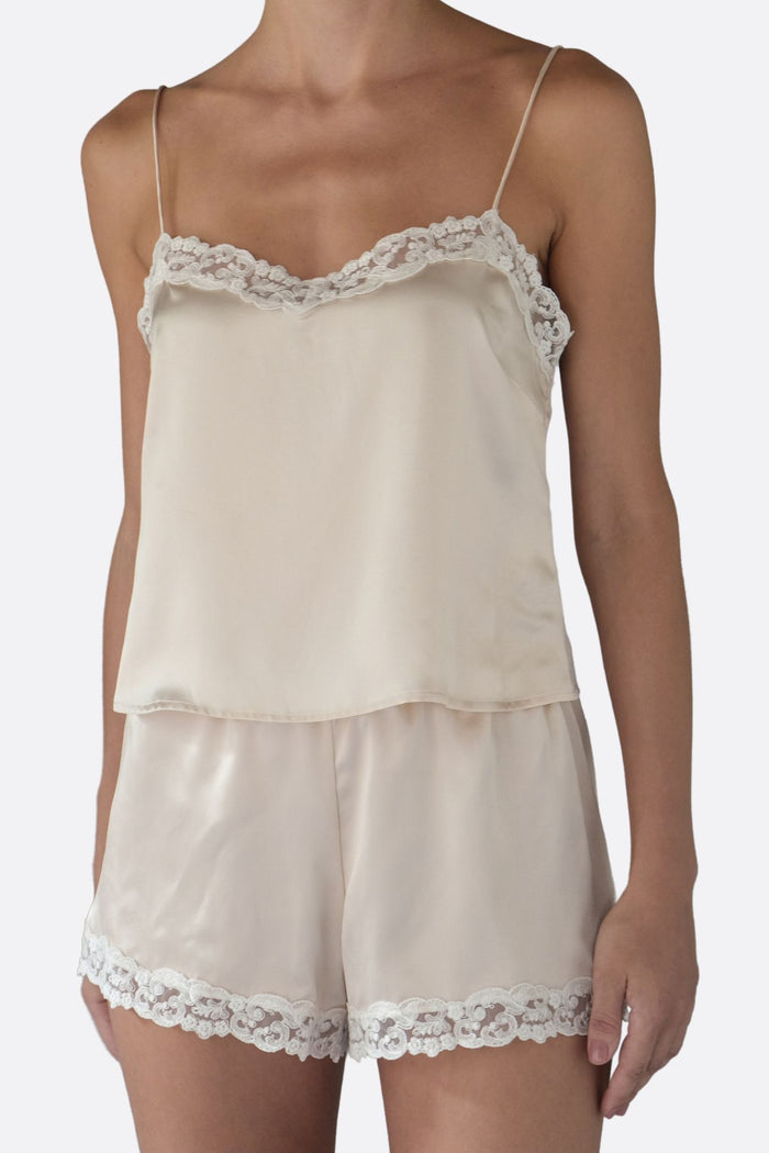 JACQUELINE SIGNATURE SILK CAMI SET