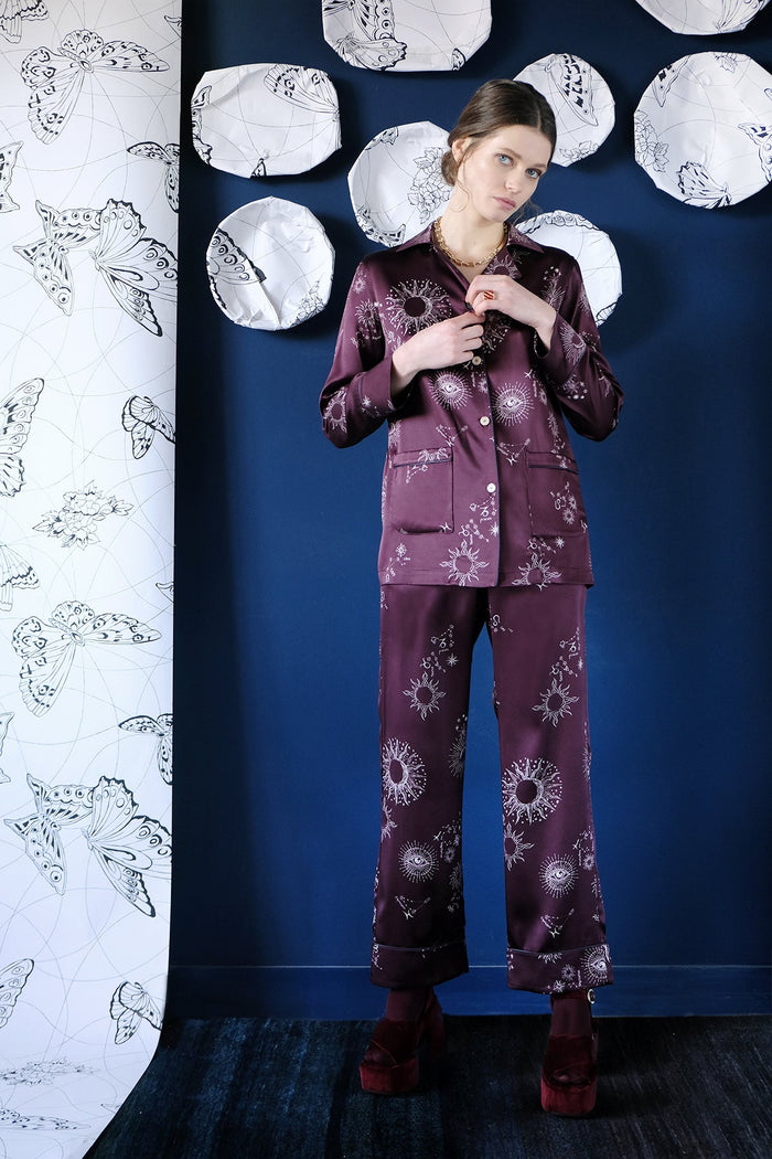 PHOEBE VOYAGE SILK PJ SET