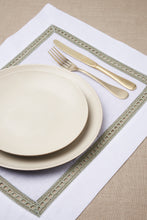 SET OF TWO LACE LINEN PLACEMATS