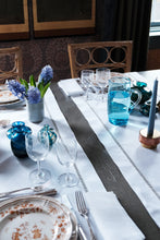 classic white linen table runner