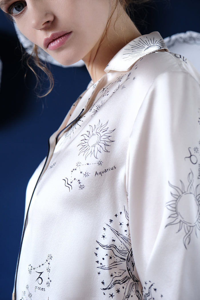PHOEBE VOYAGE SILK PJ SET