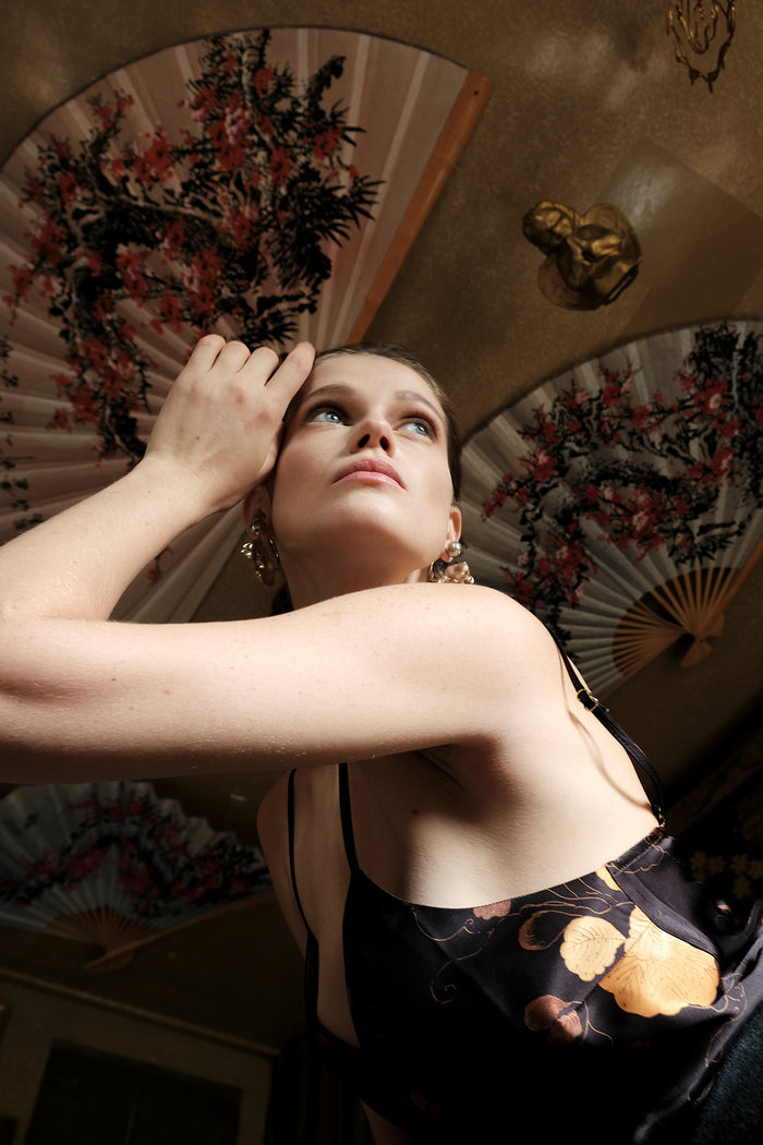 ADELE LULLABY SILK CAMISOLE