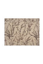 SET OF TWO PRINTED LINEN PLACEMATS FLOWER MEADOW