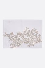 SET OF TWO BLOCK PRINTED LINEN PLACEMATS & NAPKINS