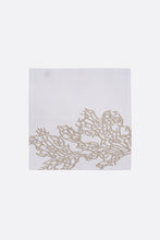 SET OF TWO BLOCK PRINTED LINEN PLACEMATS & NAPKINS