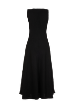 MIRA CASHMERE MAXI SLIP DRESS BLACK INK