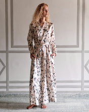 LUNA SILK CHINOISERIE MAXI SILK ROBE 