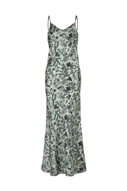 MAYA BASKET OF HOPE SILK SLIP DRESS