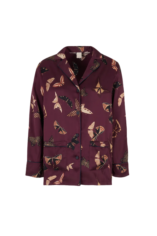 PHOEBE MERRY-GO-ROUND SILK PJ SET