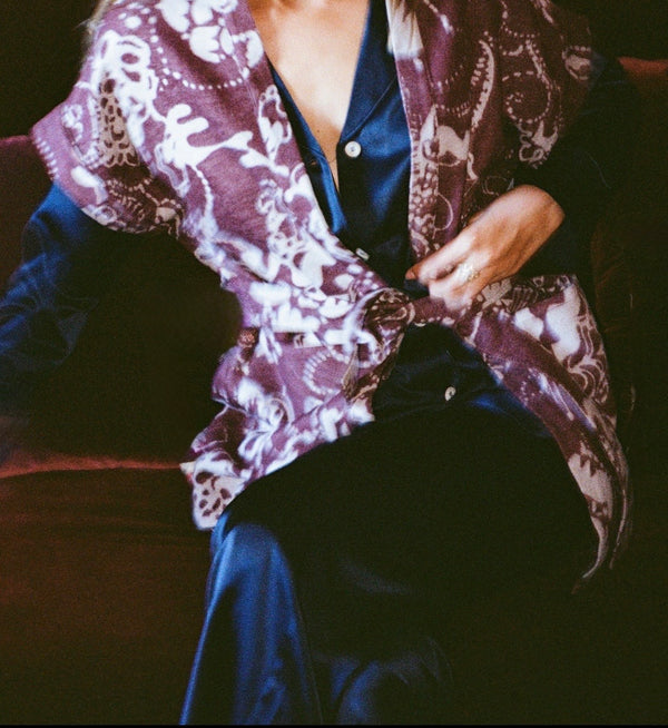 ALBA RESILK GILET WILD BERRIES