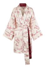 "SUITE 504" SILK SHORT KIMONO