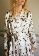 LUNA SILK CHINOISERIE MAXI SILK ROBE 