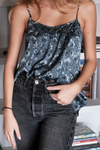 COCO SILK CAMI SET IN FLORAL PRINT