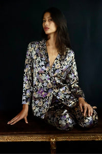 PHOEBE BIRDS OF PARADISE SILK PJ SET