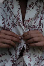 ANDRE FLOWER MEADOW SHIRT - CHERRY