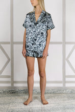 MIA BASKET OF HOPE SHORT SILK PJ SET