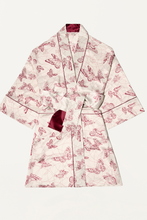"SUITE 504" SILK SHORT KIMONO