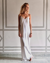 NYX MAXI CAMI SILK SLIP DRESS SNOW