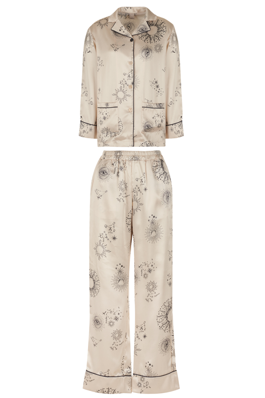 PHOEBE VOYAGE SILK PJ SET