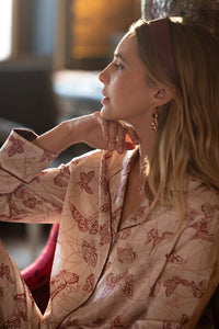 "SUITE 504" SILK PJ SET