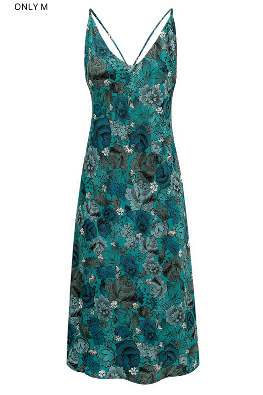 NICO SILK MIDI SLIP DRESS - Archive