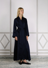 JADE SILK MAXI ROBE MIDNIGHT BLUE