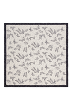 DANCING BUTTERFLY SILK TWILL FOULARD