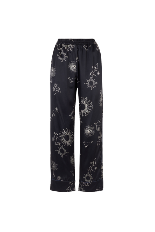 PHOEBE VOYAGE MIDNIGHT SILK PJ SET