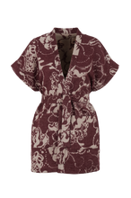 ALBA RESILK GILET WILD BERRIES