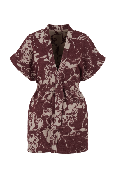ALBA RESILK GILET WILD BERRIES