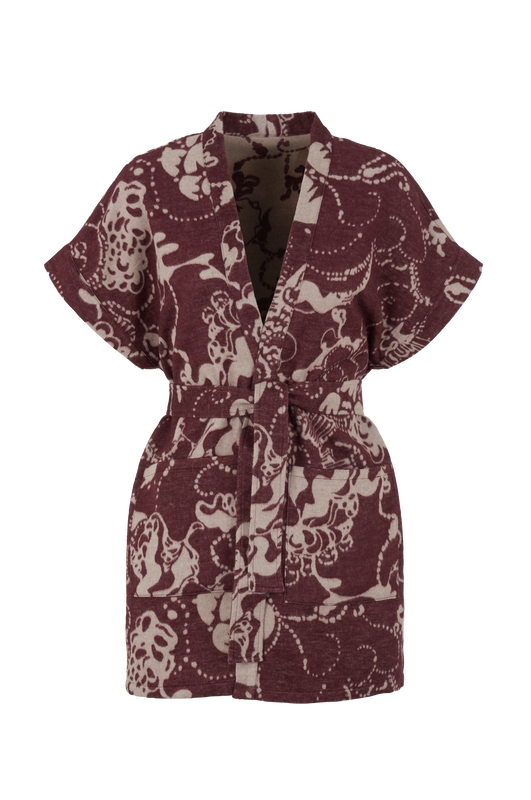 ALBA RESILK GILET WILD BERRIES