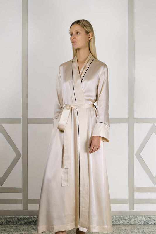 JADE SIGNATURE SILK ROBE