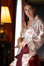 "SUITE 504" SILK SHORT KIMONO
