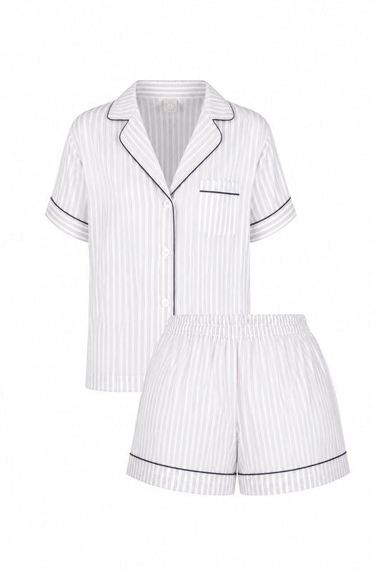 MIA COTTON PJ SET SNOW PRE-ORDER