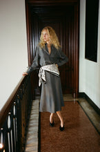 ELEANOR SKIRT WOOL FLANNEL SLATE