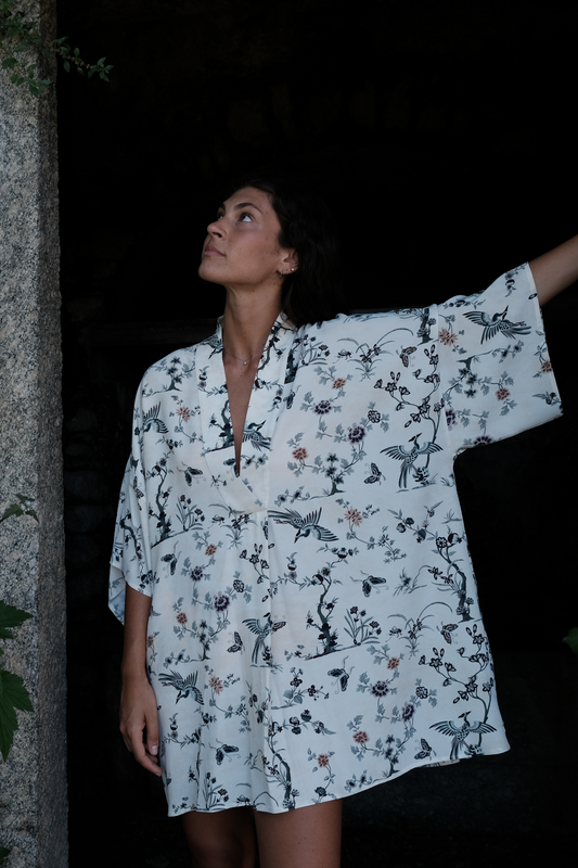 BLANCHE MIMI MINI KAFTAN