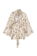 BELLA FLOWER MEADOW MOKA KIMONO