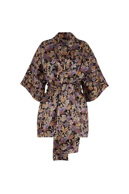 BLANCHE BIRDS OF PARADISE MINI KAFTAN