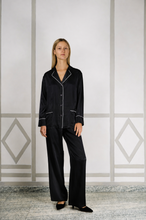 EVA SILK PYJAMA SET BLACK INK PRE-ORDER