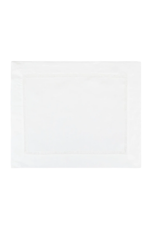 SET OF TWO LINEN ‘BACCHETTA’ TRIM PLACEMATS