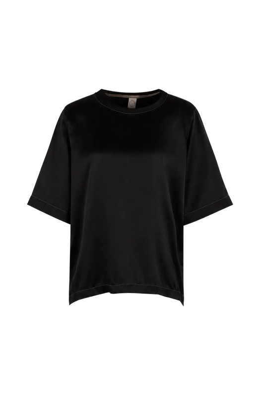 CELINE SILK T-SHIRT BLACK INK PRE-ORDER