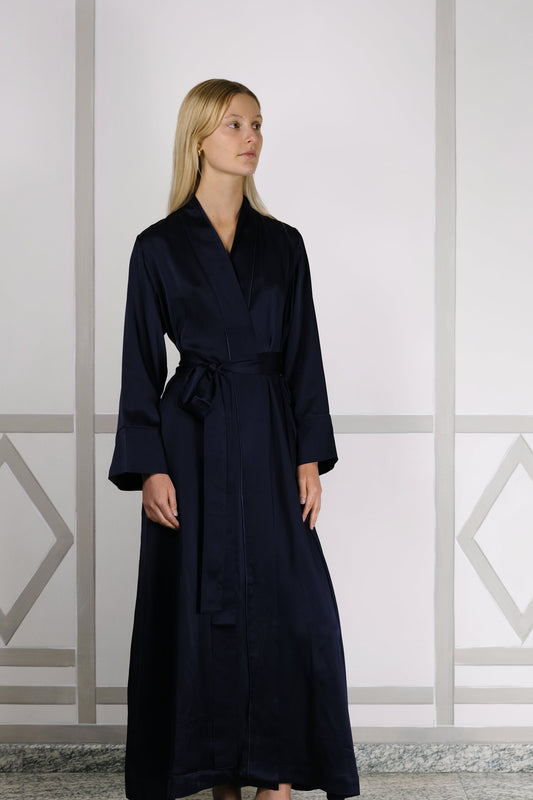 JADE SIGNATURE SILK ROBE