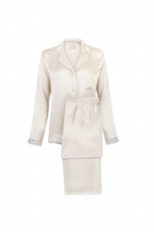 INES SILK PYJAMA SET - Archive