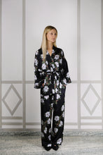 BELLA SILK KIMONO NOCTURNAL MAGNOLIA