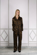 PHOEBE LEO SILK PYJAMA SET BROWN