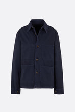 DENIM SHIRT JACKET NAVY